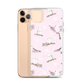 Sleek Snow Bird iPhone® Clear Case offers protection with a stylish design featuring adorable snow-themed birds.