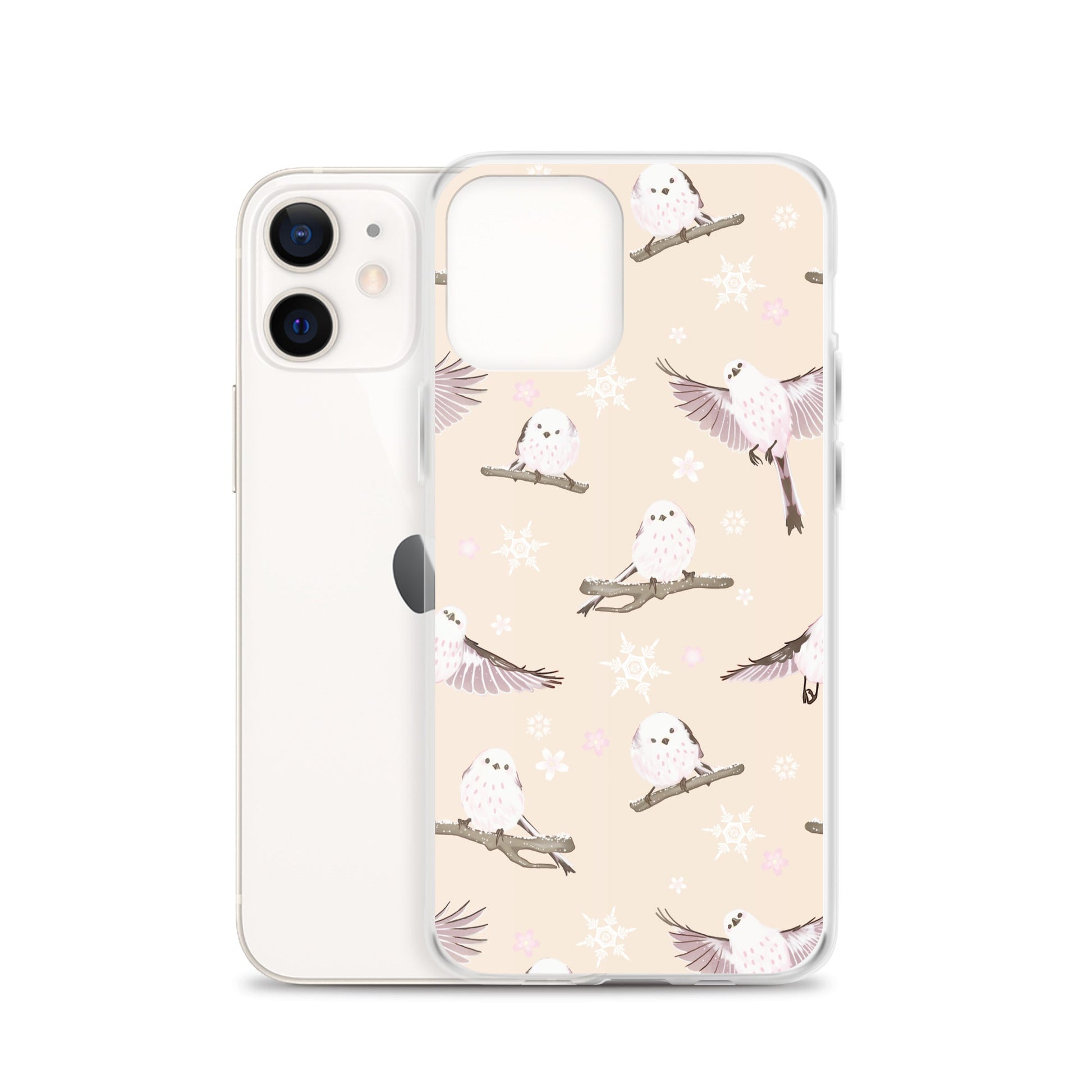 Sleek Snow Bird iPhone® Clear Case offers protection against scratches and dirt with a stylish, flexible design.