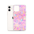 Stylishly protect your phone with the Glitter Gains iPhone® Clear Case featuring a fun, colorful design.