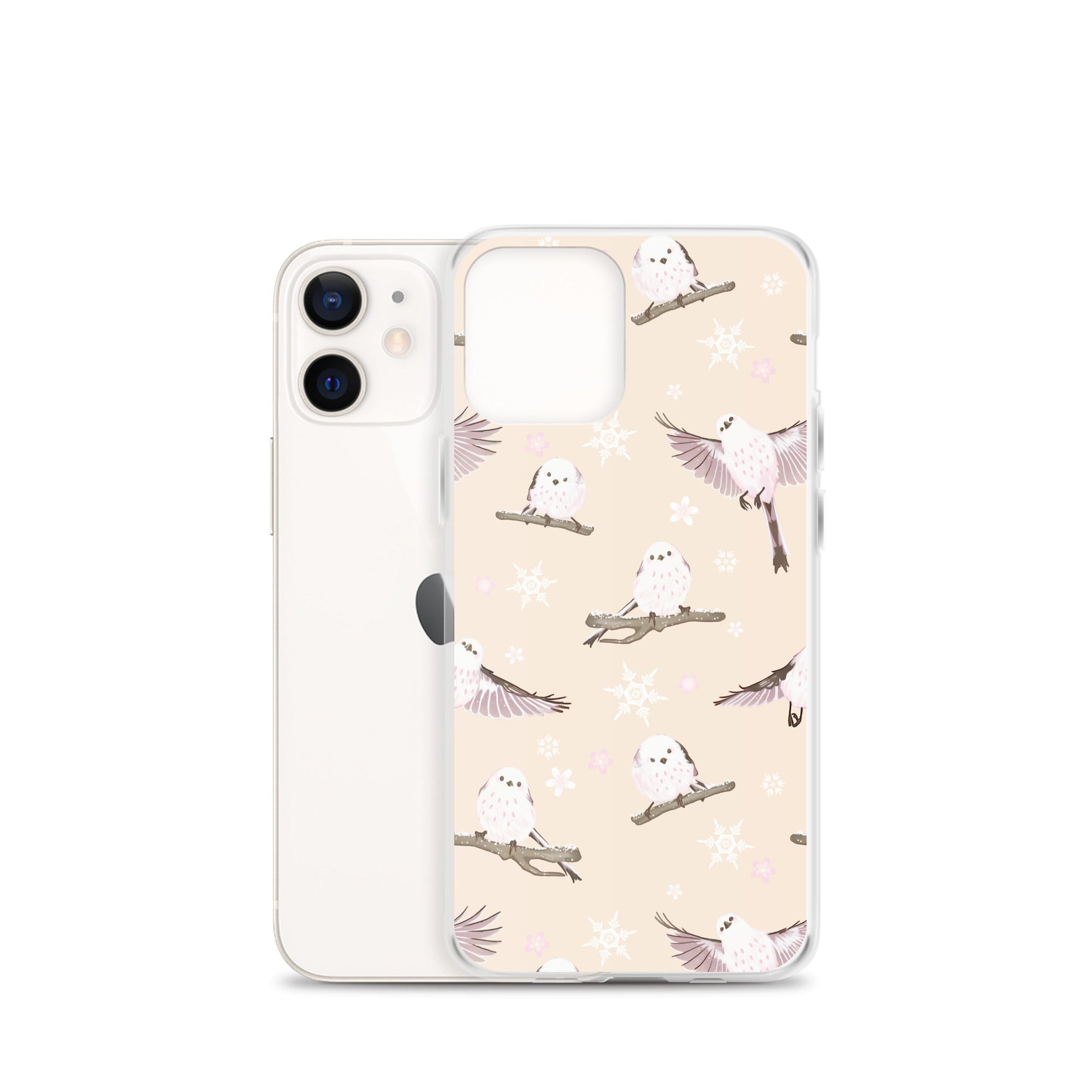 Sleek Snow Bird iPhone® Clear Case features a solid back and flexible sides for ultimate protection and style.