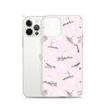 Protect your phone stylishly with the Snow Bird iPhone® Clear Case, featuring a sleek design and easy access ports.
