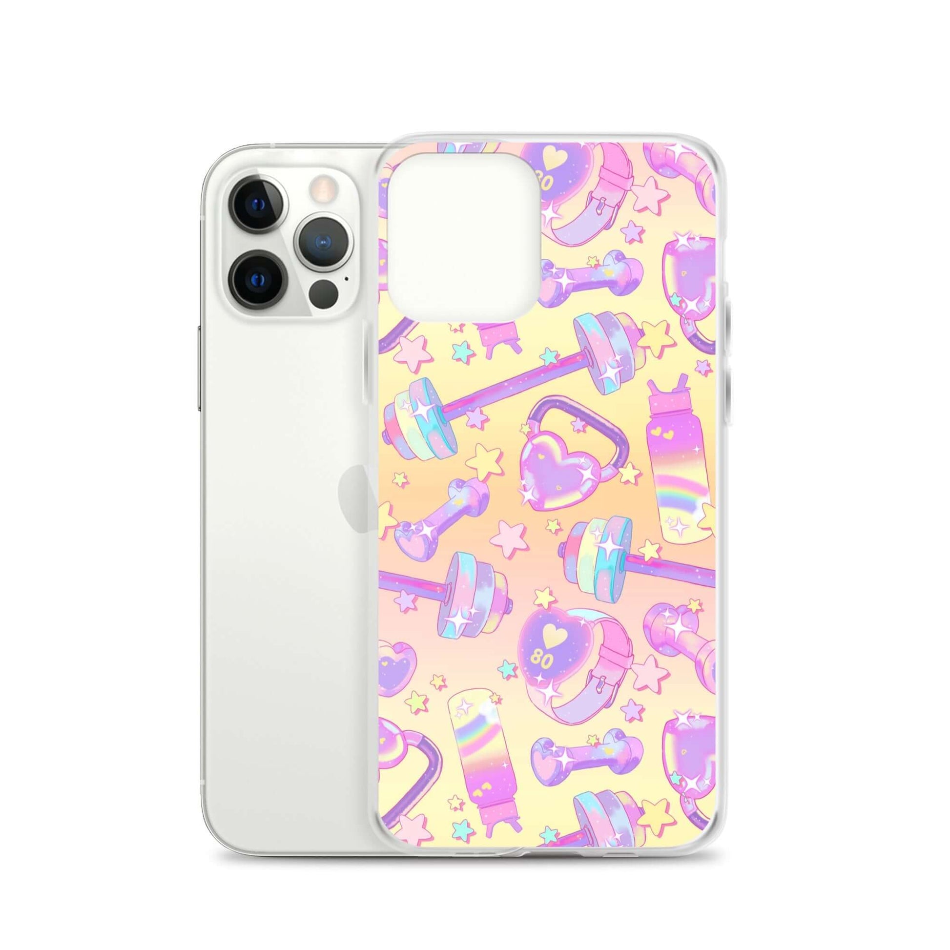 Sleek Glitter Gains iPhone® Clear Case with a vibrant design, protecting against scratches and dirt effortlessly.