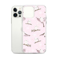 Stylish Snow Bird iPhone® Clear Case featuring a charming design, protects against scratches and dirt effortlessly.
