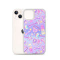 Stylish Glitter Gains iPhone® Clear Case with durable protection against scratches and easy access to ports.