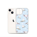 Sleek Snow Bird iPhone® Clear Case features a solid back and flexible sides for optimal protection and style.