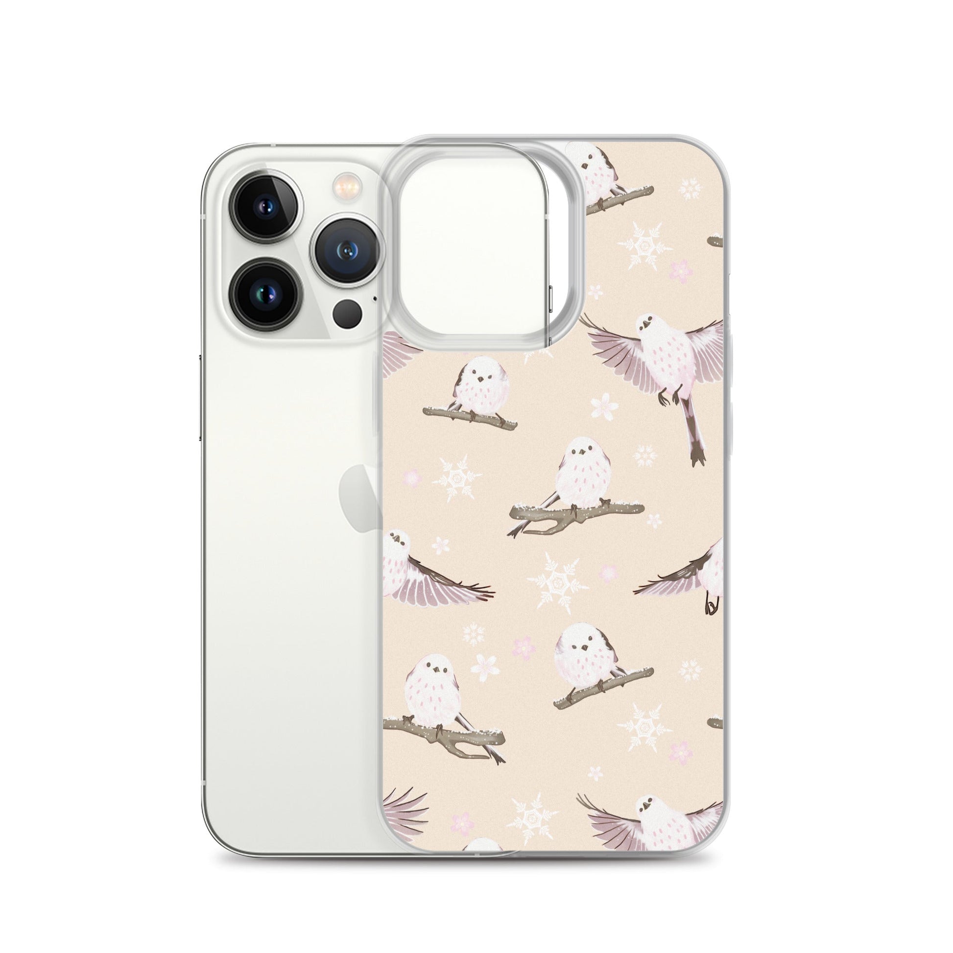 Stylish Snow Bird iPhone® Clear Case offers protection from scratches and dust with a flexible, see-through design.