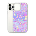 Sleek Glitter Gains iPhone® Clear Case protects against scratches and dirt with a stylish design and flexible sides.