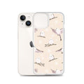 Sleek Snow Bird iPhone® Clear Case featuring a cute bird design; protects from scratches and easy to handle.