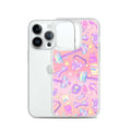 Protect your iPhone® with the stylish Glitter Gains iPhone® Clear Case, featuring a fun, colorful design.