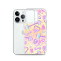 Stylish Glitter Gains iPhone® Clear Case featuring a flexible design for ultimate phone protection and easy access.