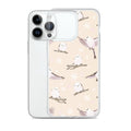Sleek Snow Bird iPhone® Clear Case offers scratch protection with a flexible design and beautiful bird patterns.