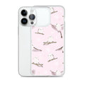 Stylish Snow Bird iPhone® Clear Case featuring a cute bird design, ensuring protection from scratches and dirt.