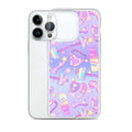 Stylish Glitter Gains iPhone® Clear Case offers durable protection against scratches and dirt with a flexible design.
