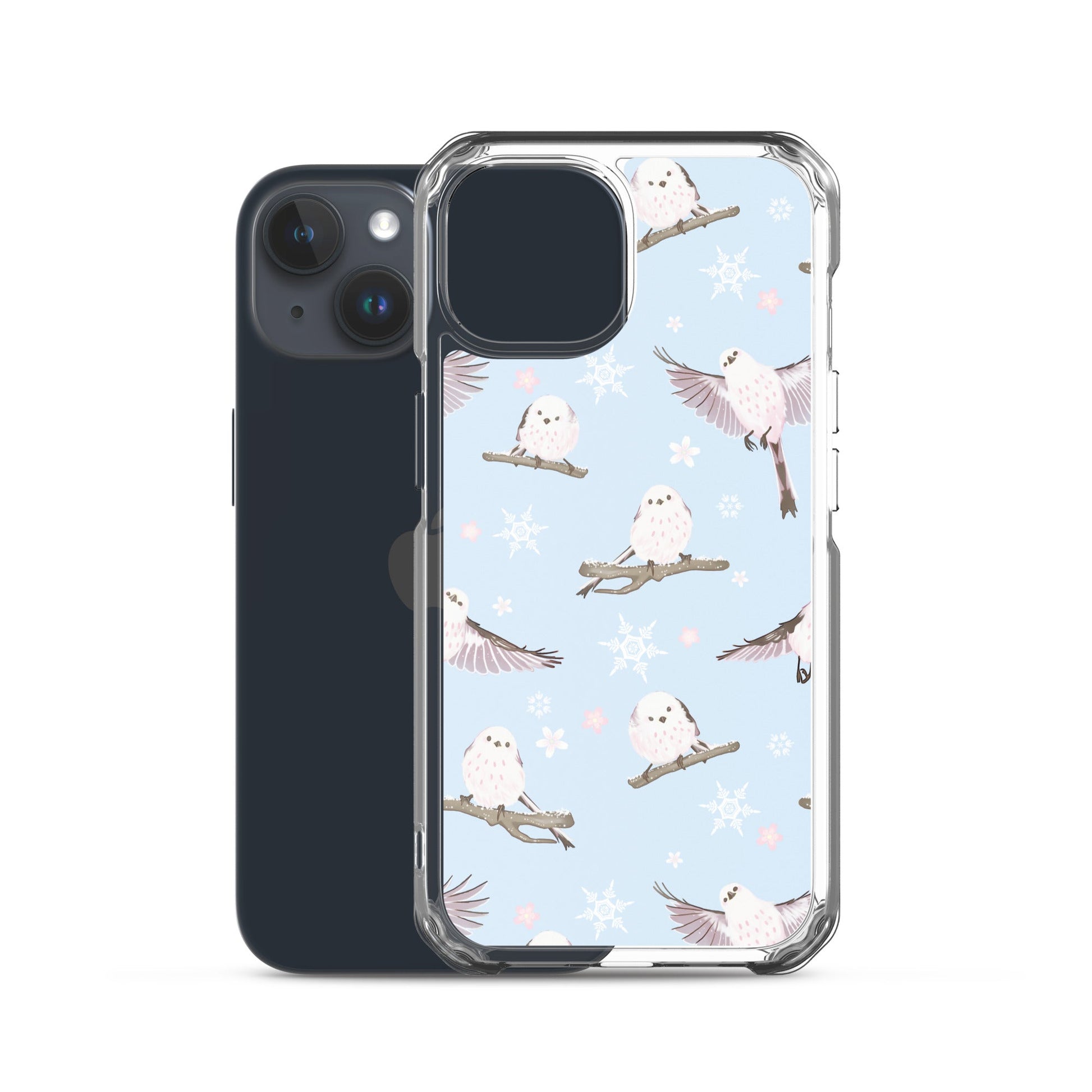 Sleek Snow Bird iPhone® Clear Case offers protection with a stylish design, perfect for safeguarding your device.