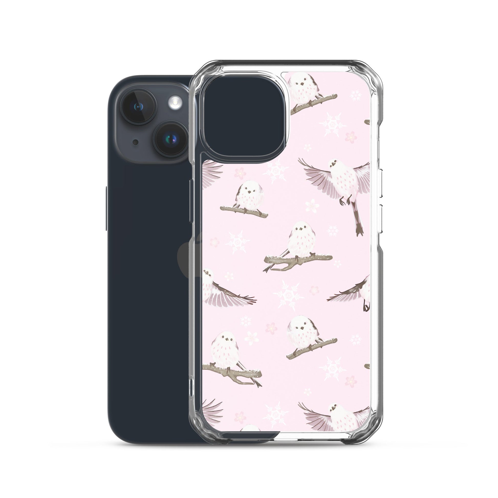 The Snow Bird iPhone® Clear Case features a charming design and protects your phone from scratches and dirt.
