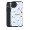 Sleek Snow Bird iPhone® Clear Case with solid back, protecting against scratches and dust, perfect for everyday use.