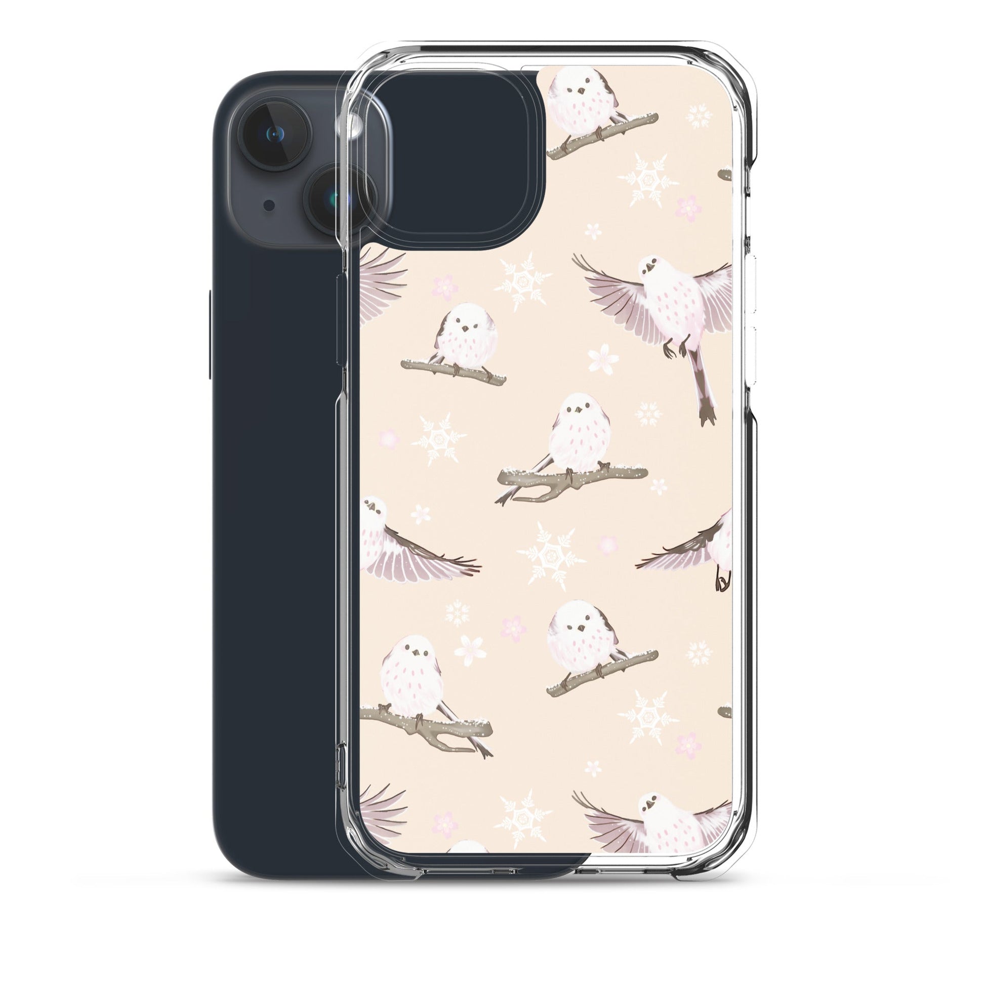 Protect your iPhone® with the Snow Bird iPhone® Clear Case featuring a charming bird design and flexible sides.