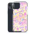 Stylish Glitter Gains iPhone® Clear Case features a unique design while offering durable protection against dirt and scratches.