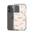 Sleek Snow Bird iPhone® Clear Case featuring a cute bird design, offering excellent protection and easy access to ports.