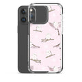 Sleek Snow Bird iPhone® Clear Case with flexible sides, protecting against scratches and dirt, perfect for your device.