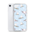 Protect your iPhone® in style with the Snow Bird iPhone® Clear Case, featuring a charming bird design and durable materials.