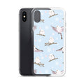 Protect your iPhone® in style with the Snow Bird iPhone® Clear Case, featuring a cute bird design and flexible sides.