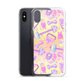 Stylish Glitter Gains iPhone® Clear Case showcases a playful design while offering durable protection for your phone.