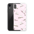 Stylish Snow Bird iPhone® Clear Case offers protection from scratches and dirt with a flexible, see-through design.
