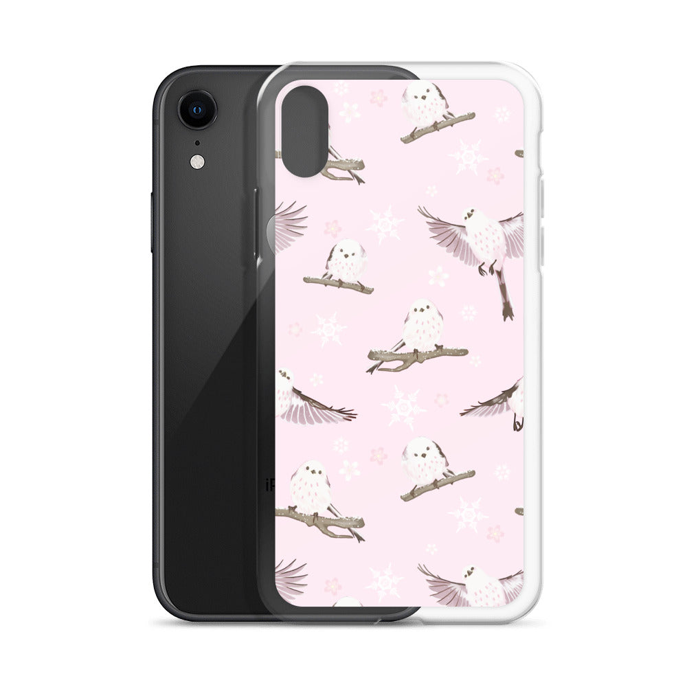 Stylish Snow Bird iPhone® Clear Case offers protection from scratches and dirt with a flexible, see-through design.