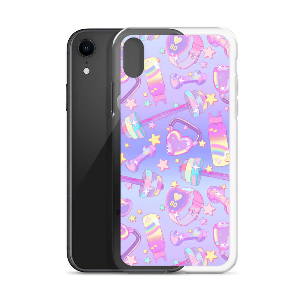 Sleek Glitter Gains iPhone® Clear Case offers solid protection against scratches and dirt with a flexible design.