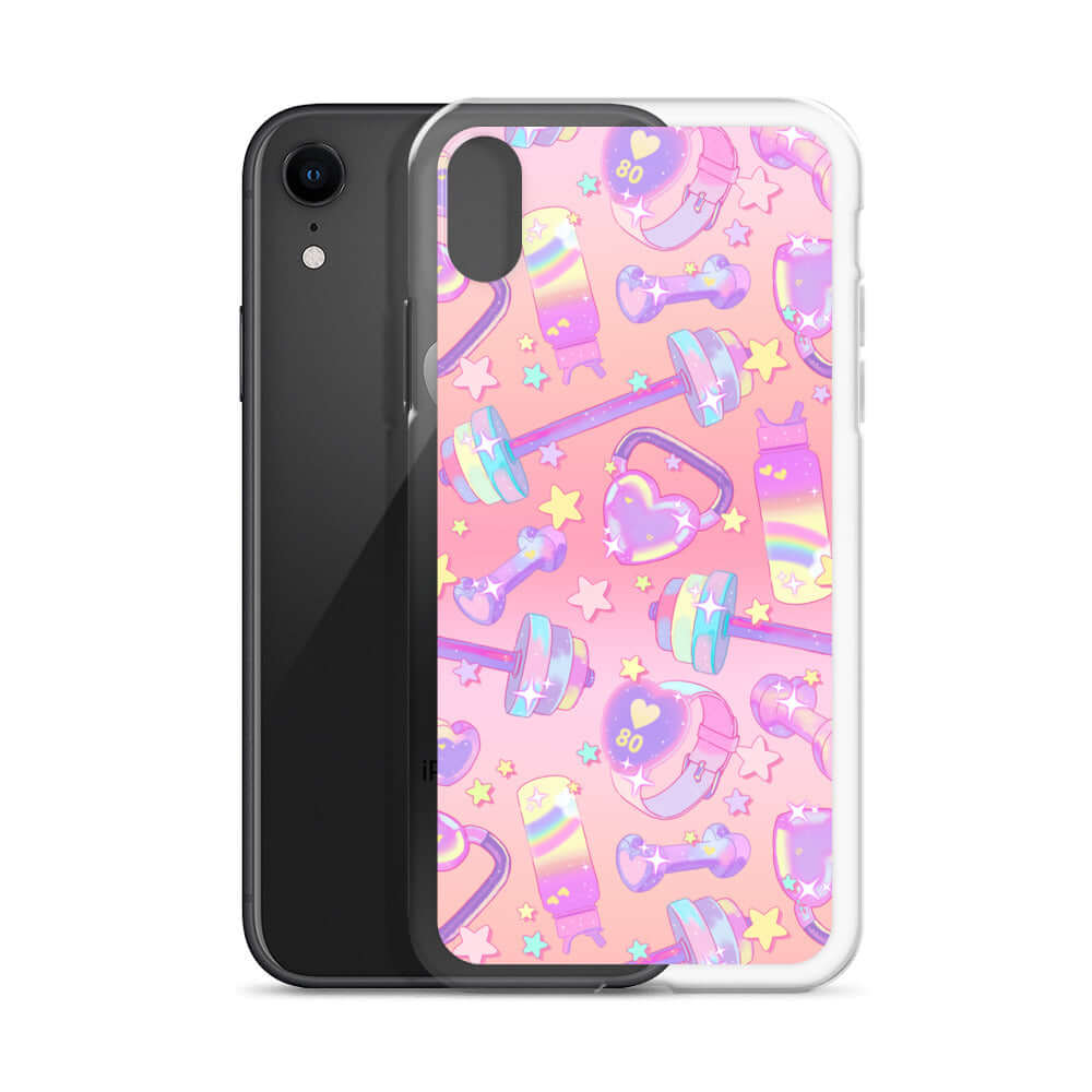 Stylish Glitter Gains iPhone® Clear Case offers durable protection while showcasing a fun design for your iPhone®.
