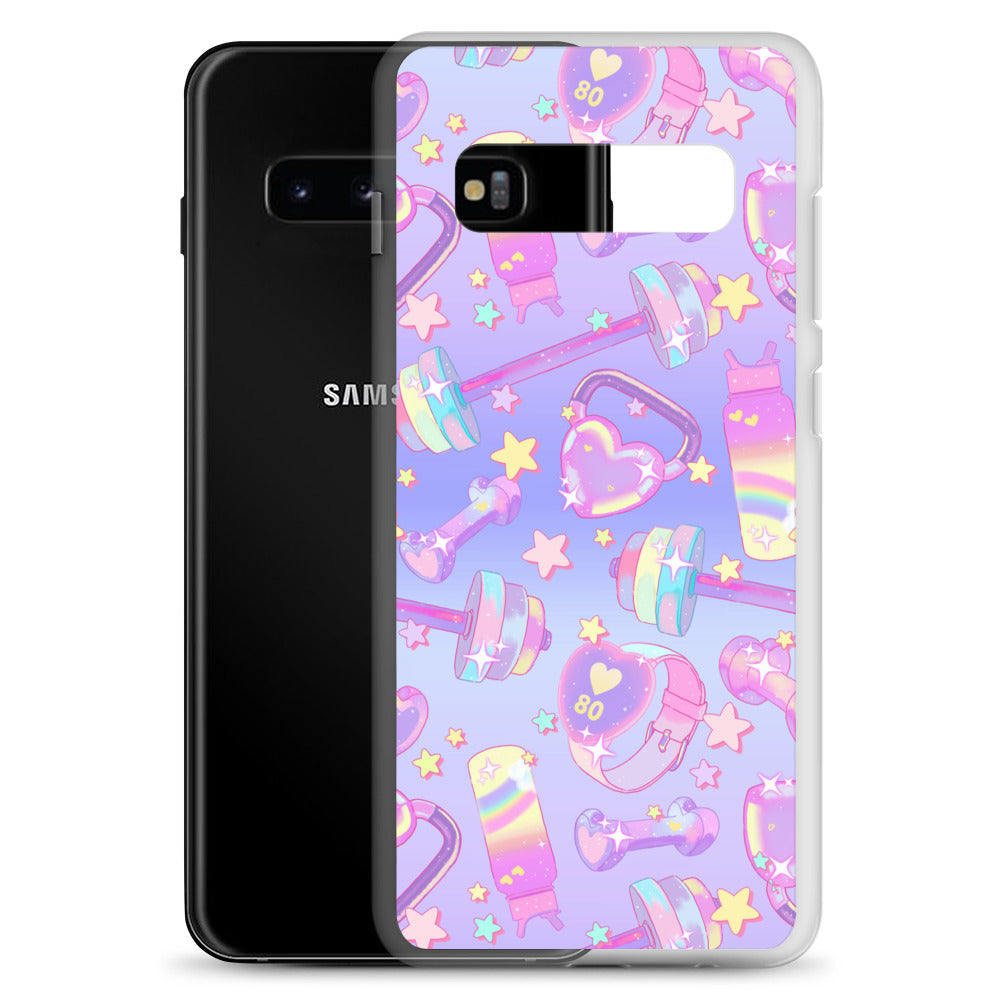 Stylish Glitter Gains Samsung® Clear Case offers protection from scratches and dust with flexible sides and precise cutouts.