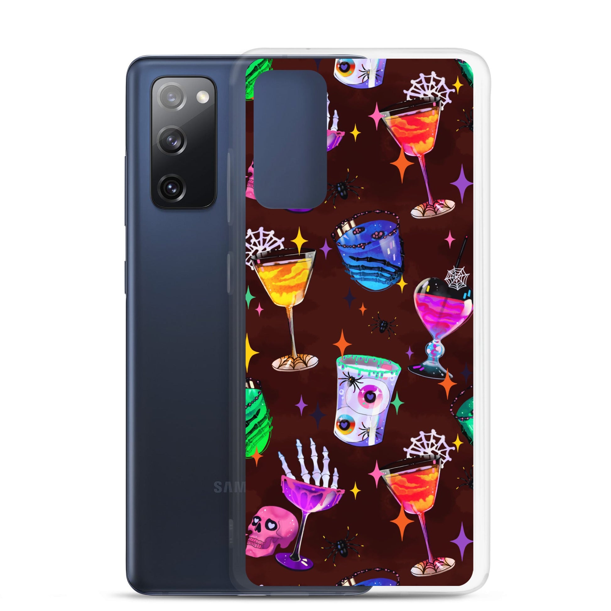 Colorful Monster Party Samsung® Clear Case featuring fun graphics, providing durable protection for your device.