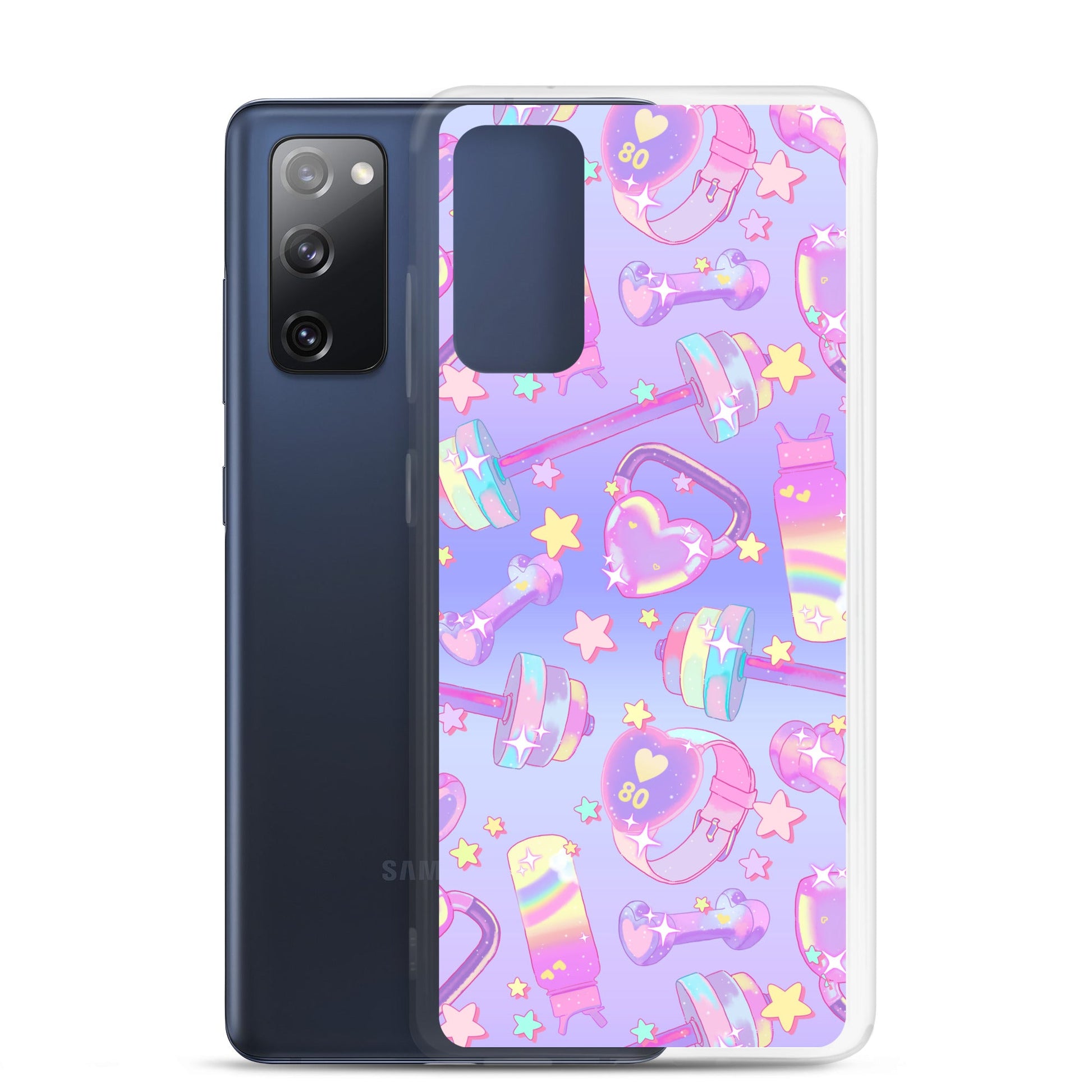 Stylish Glitter Gains Samsung® Clear Case offers protection with a flexible design and precise cutouts for easy use.