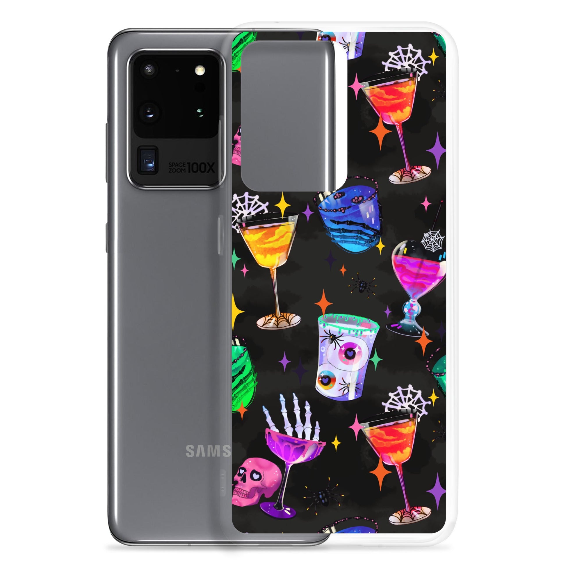 Protect your phone stylishly with the Monster Party Samsung® Clear Case, featuring vibrant, fun designs and durable materials.