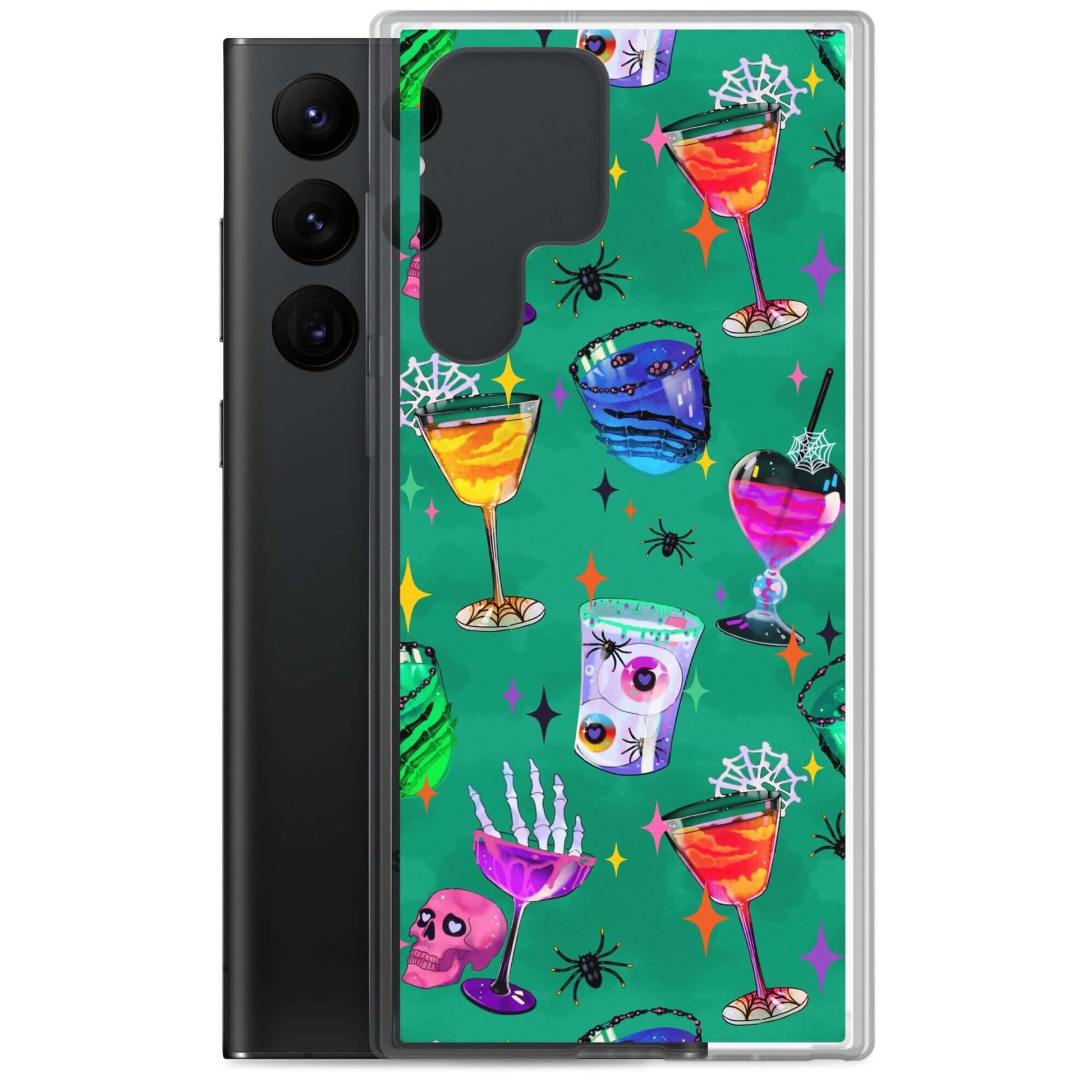 Colorful Monster Party Samsung® Clear Case offers stylish protection against scratches and dust for your phone.