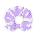 Stylish Cloudy Sky Scrunchie featuring a versatile lavender design, perfect for any outfit. Get yours today!