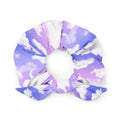 Stylish Cloudy Sky Scrunchie featuring a soft, pastel cloud design, perfect for any outfit. Get yours now!