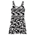 Stylish Cloudy Sky Skater Dress featuring a dreamy cloud pattern, perfect for adding elegance to any outfit.