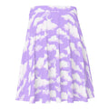 Dreamy Cloudy Sky Skater Skirt in purple gradient, perfect for any body type and stylish for every occasion.