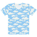 Soft and versatile Cloudy Sky T-shirt featuring a dreamy cloud pattern, perfect for any casual outfit.