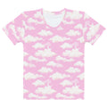 Soft and stylish Cloudy Sky T-shirt with a dreamy cloud print, perfect for any outfit or occasion.