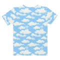 Soft and comfy Cloudy Sky T-shirt featuring a dreamy cloud pattern, perfect for any casual look.