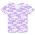 Soft and versatile Cloudy Sky T-shirt featuring a dreamy cloud pattern, perfect for any casual outfit.
