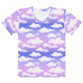 Soft and stylish, the Cloudy Sky T-shirt features a dreamy cloud design perfect for any casual outfit.