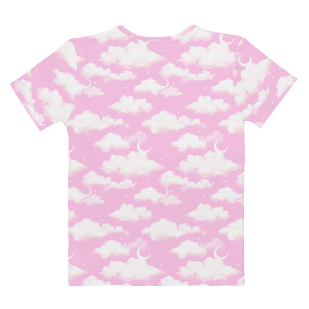 Soft and versatile Cloudy Sky T-shirt, perfect for any outfit with its smooth cotton touch polyester fabric.