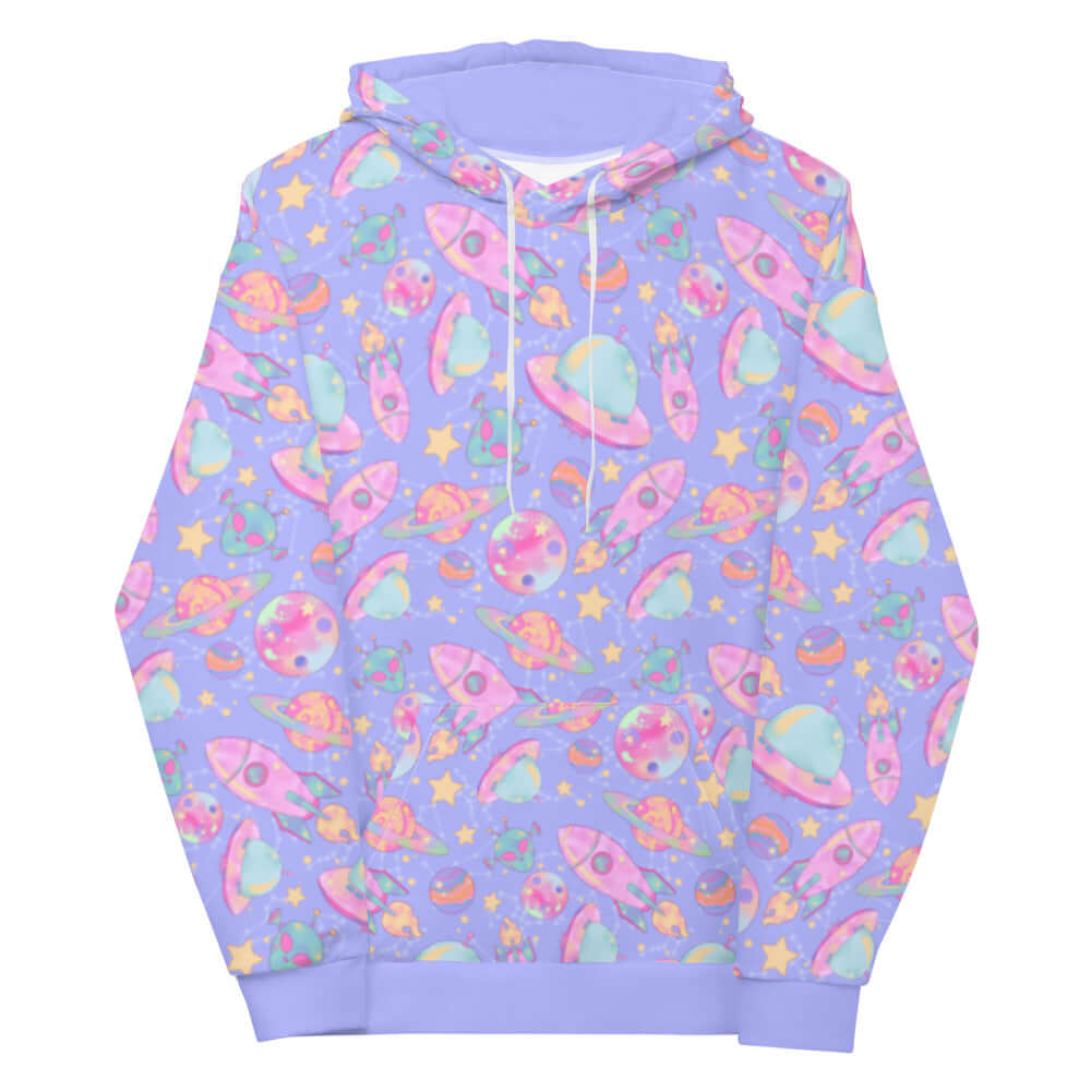 Kawaii Clothing Space Hoodie Koibito Clothing - Main Image