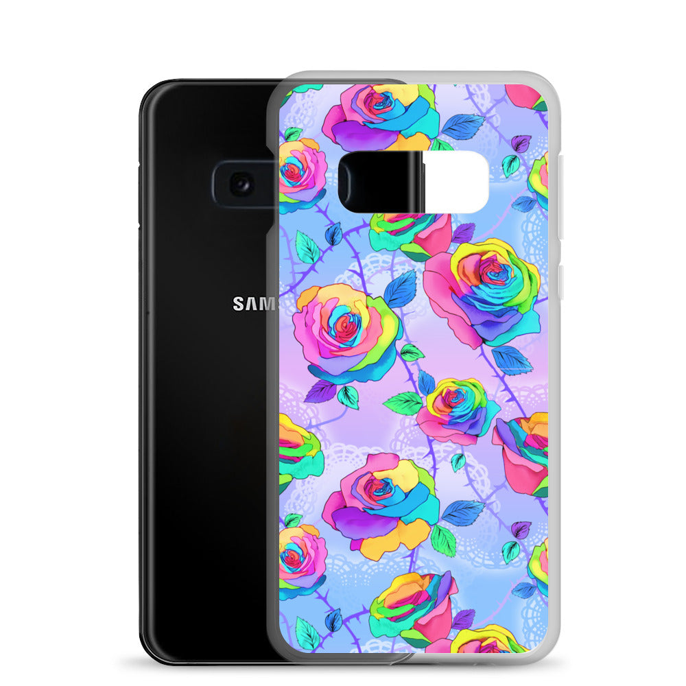 Sleek Enchanted Rose Samsung® Clear Case offers protection and style, perfect for your Samsung Galaxy phone.