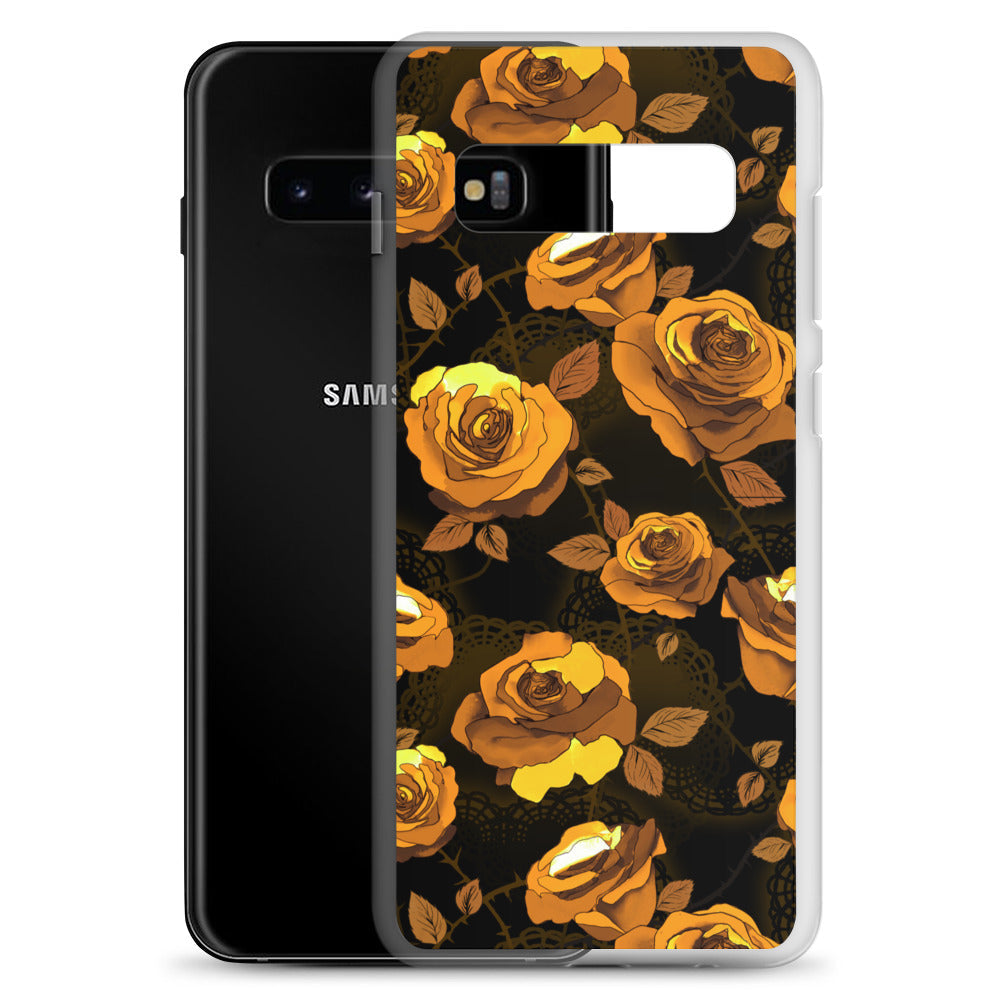 Sleek Enchanted Rose Samsung® Clear Case offers premium protection against scratches and dirt for your phone.