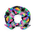 Colorful Enchanted Rose Scrunchie, perfect for adding a trendy touch to any outfit. Ideal for every style!